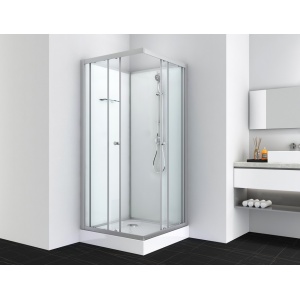 Sanotechnik FORTE 2 sprchový box štvorec bez strechy, 90x90x203cm, biely