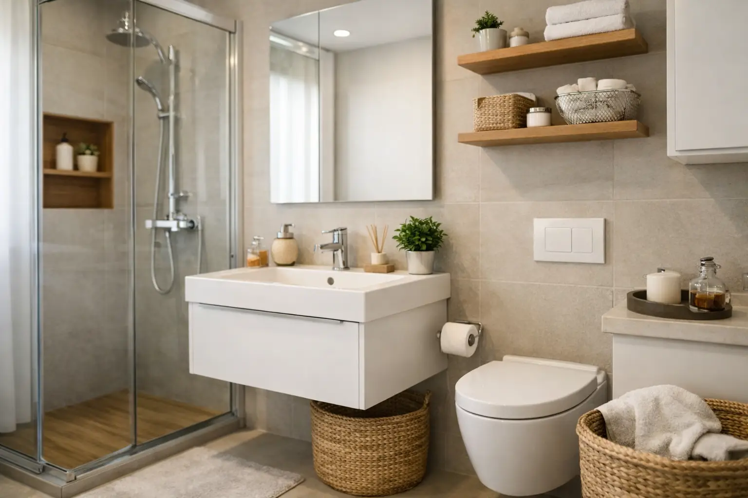Ako zariadiť malú kúpeľňu bez chýb