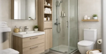 Kúpeľňový nábytok do malej kúpeľne: čo funguje