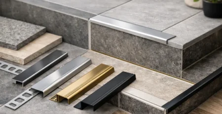 Schodové profily pre dlažbu: čo vybrať
