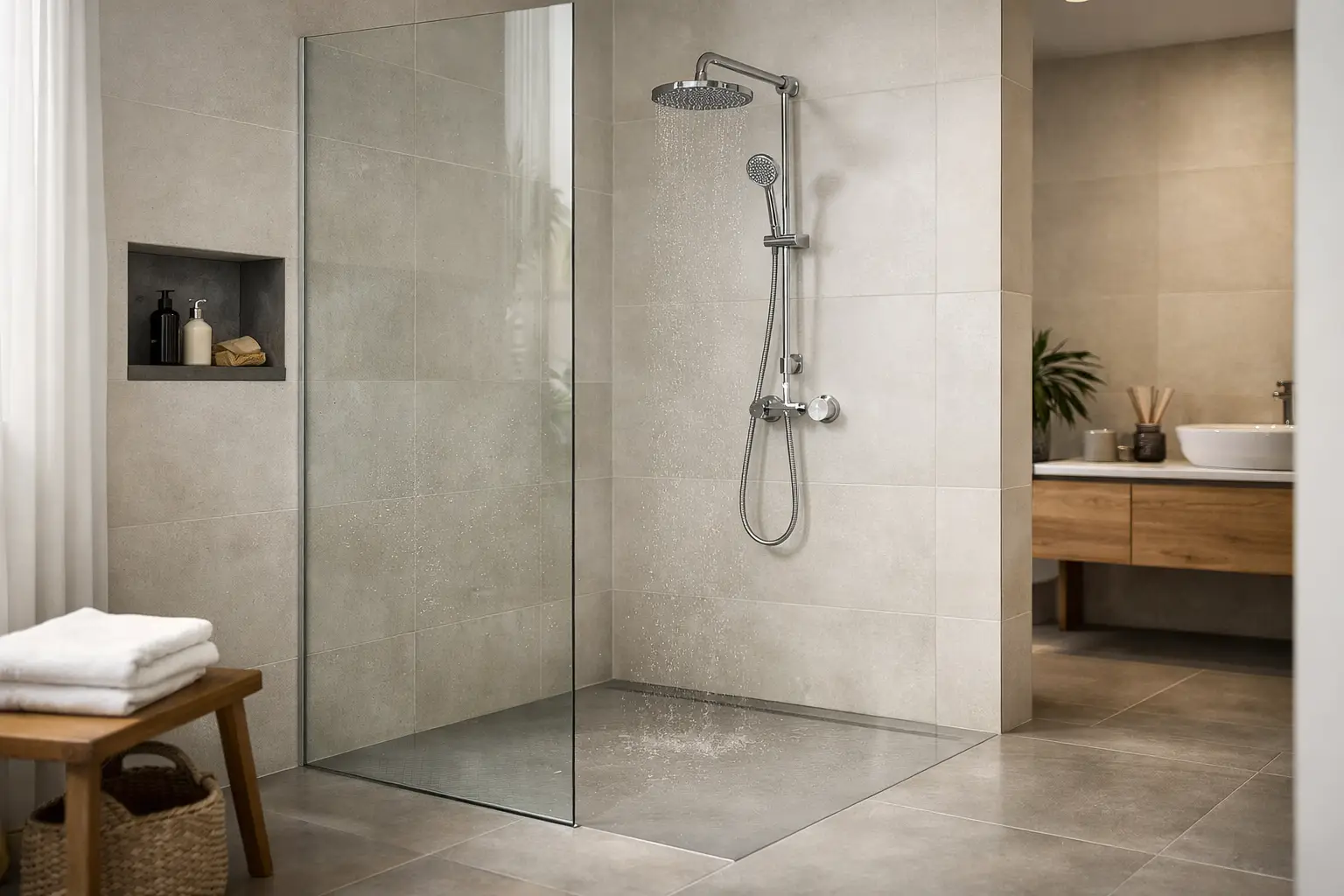 Sprchový kút bez vaničky: čo treba vedieť